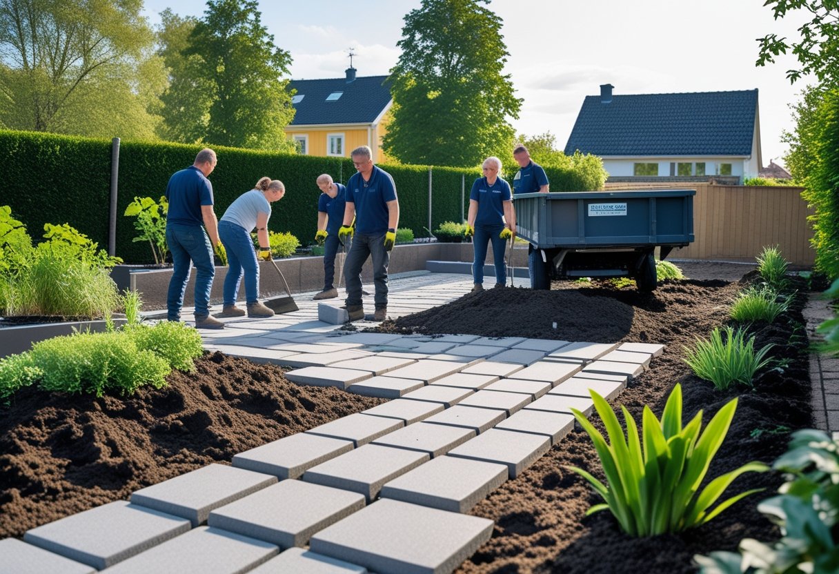 Saadan optimerer du din have med koerefliser og bortkoersel af jord service